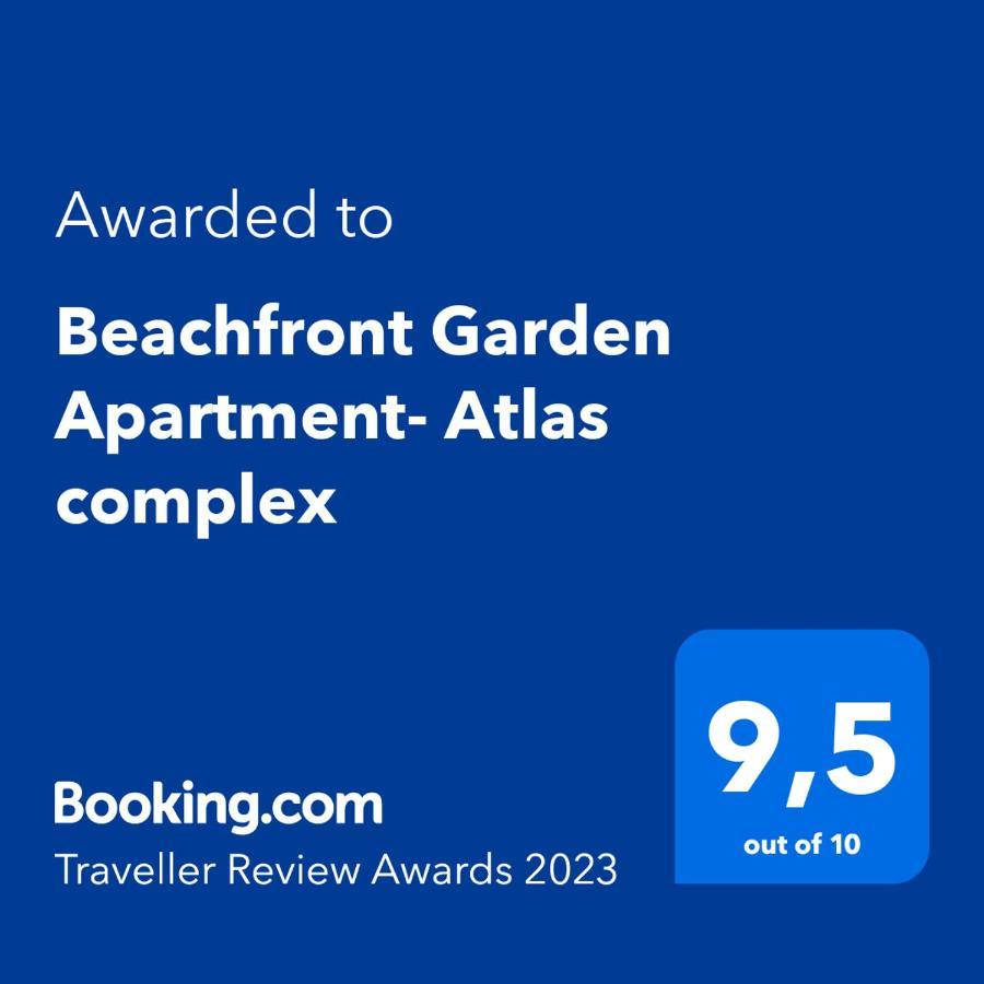 لوتراكي Beachfront Garden Apartment- Atlas Complex المظهر الخارجي الصورة